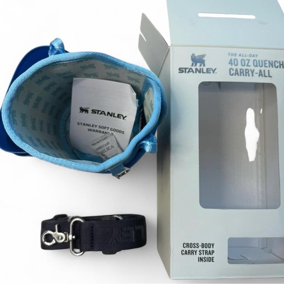 STANLEY The All Day 40 OZ Quencher Carry All Azure Blue Brand New in box - Picture 4 of 5